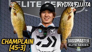 Bassmaster – Kyoya Fujita leads Day 2 of Bassmaster Elite at Lake Champlain with 45 pounds, 3 ounces