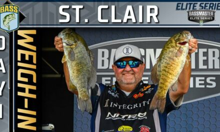 Bassmaster – Weigh-in: Day 1 of Bassmaster Elite at Lake St. Clair