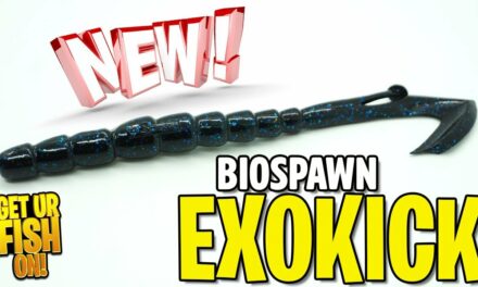 BioSpawn ExoKick Bass Fishing Soft Plastic Worm