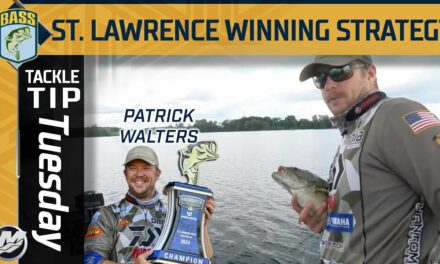 Bassmaster – Patrick Walters winning technique and strategy to break 105 pounds at St. Lawrence River