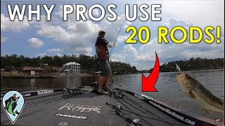 Why Pros Have 20+ Rods On Their Front Deck | Bass Fishing Tournament Strategy and Instruction