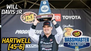 Bassmaster – Will Davis Jr. wins 2023 B.A.S.S. Nation Championship at Lake Hartwell with 45 pounds, 6 ounces