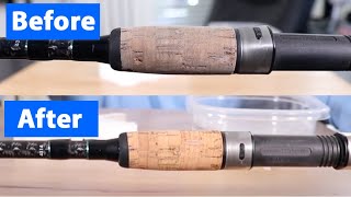 Salt Strong | – Quick & Easy Way To Clean Cork Handles On Your Fishing Rod