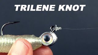 Salt Strong | – How To Tie The Trilene Knot With Monofilament (Quick & Strong Snug Knot)