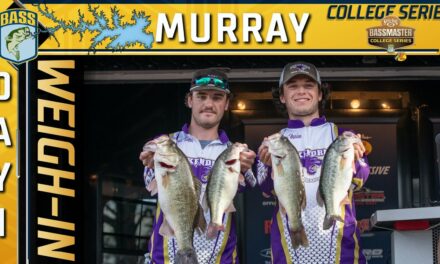 Bassmaster – COLLEGE: Day 1 weigh-in at Lake Murray