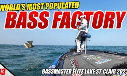 Scott Martin Pro Tips – The World's MOST POPULATED BASS Factory! -Lake St. Clair Bassmaster Elite 2023 (Practice)-UFB S3 E33