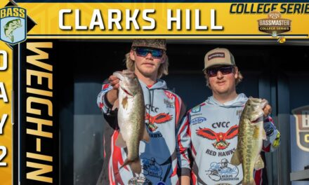 Bassmaster – COLLEGE: Day 2 weigh-in at Clarks Hill