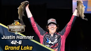 Bassmaster – Justin Hamner leads Day 2 of 2024 Bassmaster Classic at Grand Lake with 42 pounds, 6 ounces