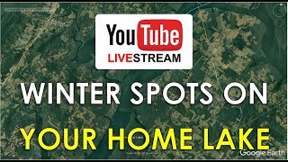 Prime Winter Bass Fishing Spots on Subscribers' Lakes | Fish the Moment Live Stream