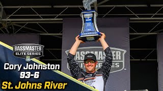 Bassmaster – Cory Johnston wins 2024 Bassmaster Elite at St. Johns River with 93 pounds, 6 ounces