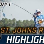 Bassmaster – Highlights: Day 1 Bassmaster action at St. Johns River