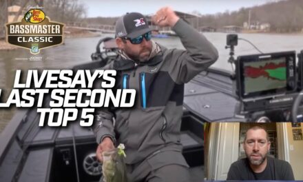 Bassmaster – Last second catch nets Top 5 for Livesay in Classic