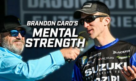 Bassmaster – Brandon Card's peace while overcoming obstacles
