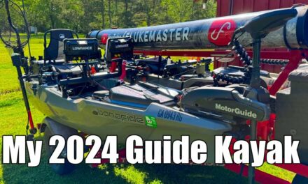 FlukeMaster – Fully Rigged out Kayak for my Guide Clients