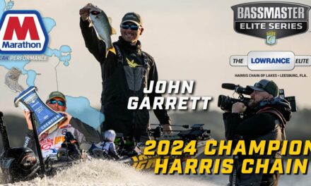 Bassmaster – John Garrett battles through adversity to become an Elite Series Champion at Harris Chain