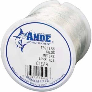 IGFA approved monofilament fishing line from Ande